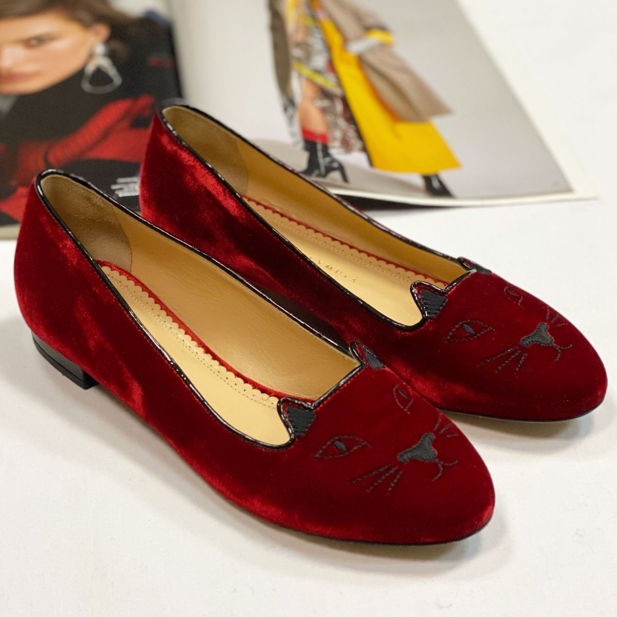 Лоферы CHARLOTTE OLYMPIA размер 38 цена 9 231 руб 