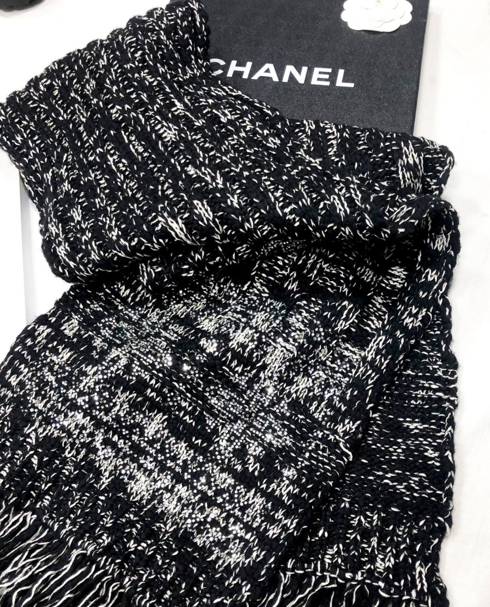 Шарф /кашемир/ Chanel цена 23 483 руб