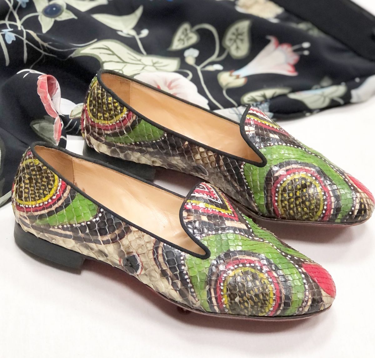 Лоферы / питон/ Louboutin размер 36 цена 7 828 руб