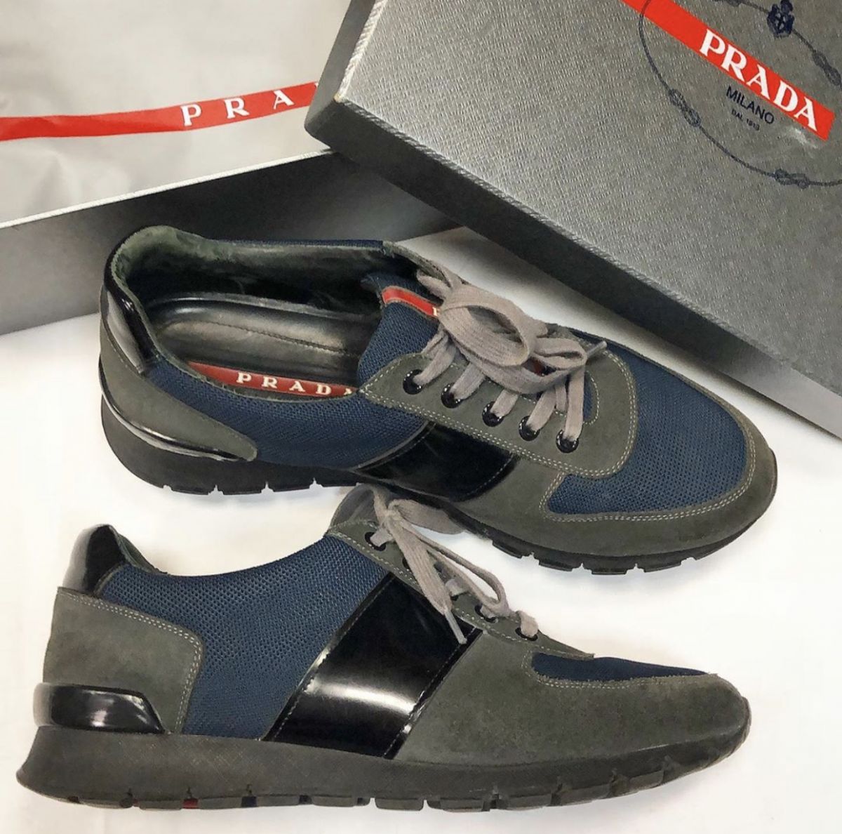 Кроссовки Prada размер 40 цена 9 231 руб