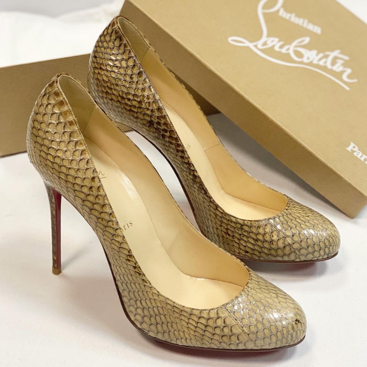 Туфли /питон/ Louboutin размер 42 цена 23 078 руб 