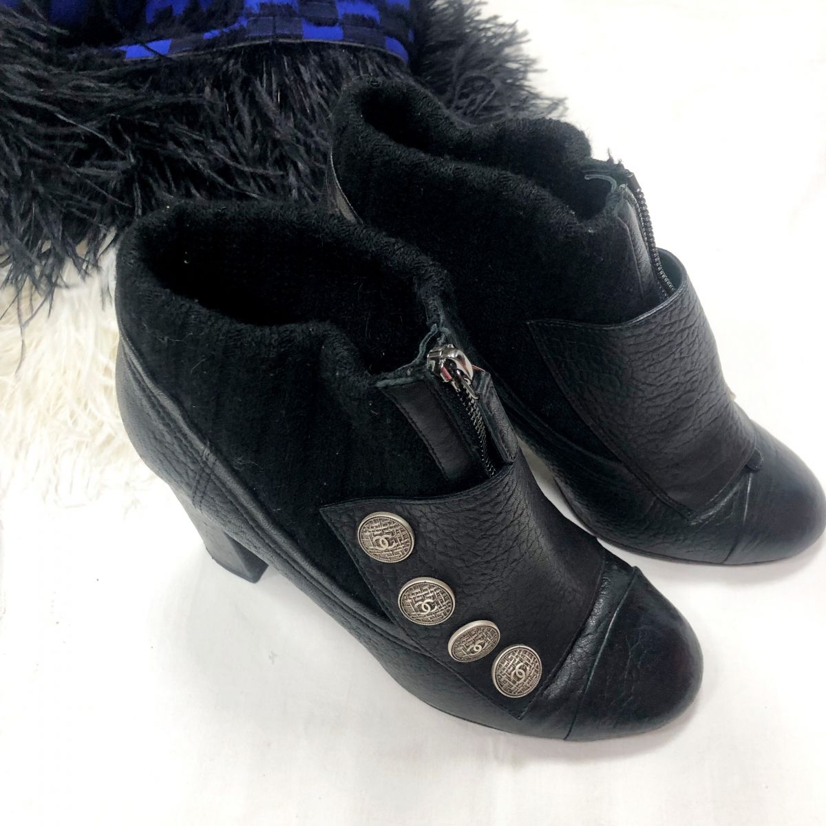 Ботильоны Chanel размер 38.5 цена 18 768 руб 