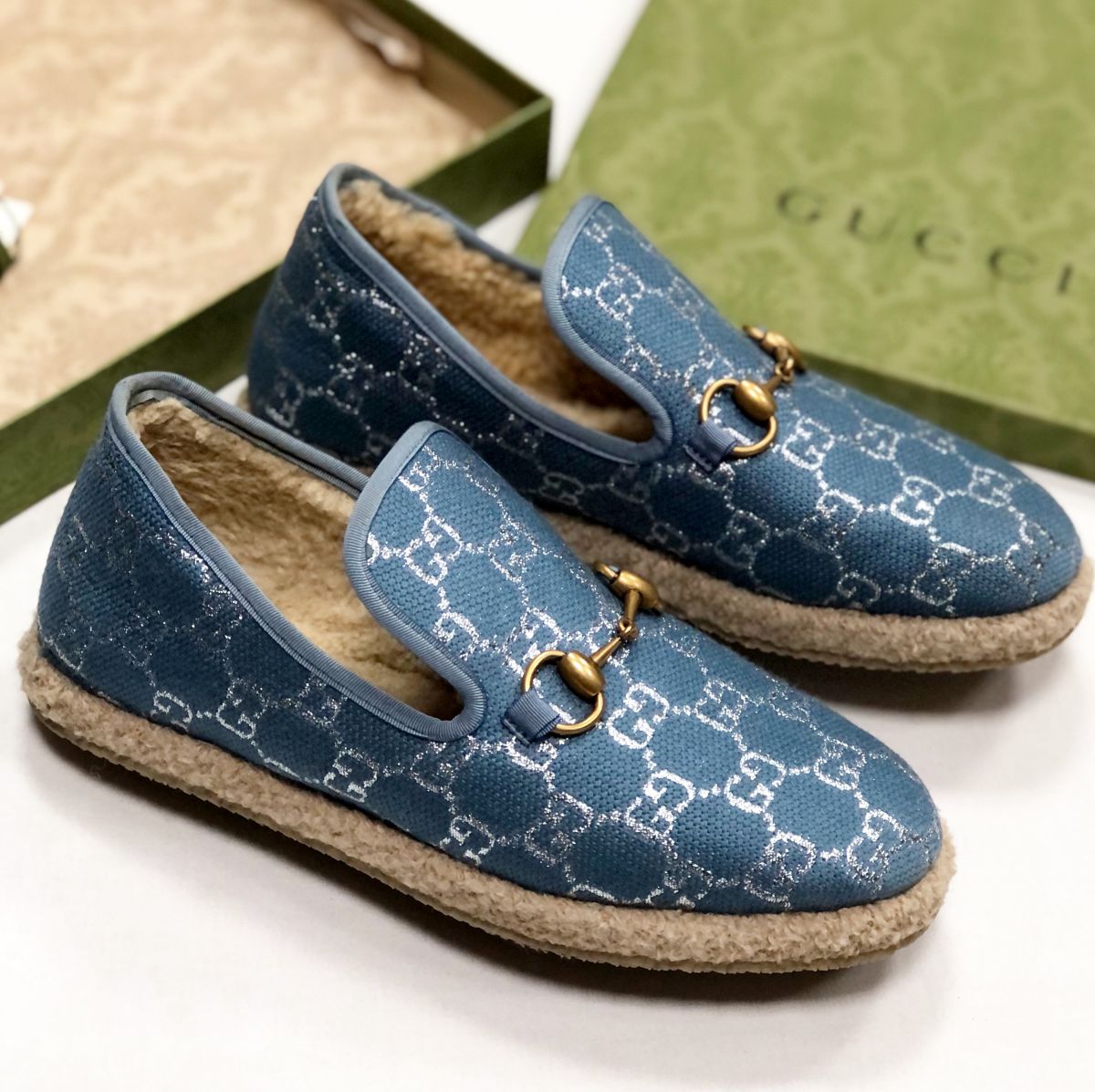 Лоферы /на меху/ Gucci размер 38.5 цена 23 483 руб