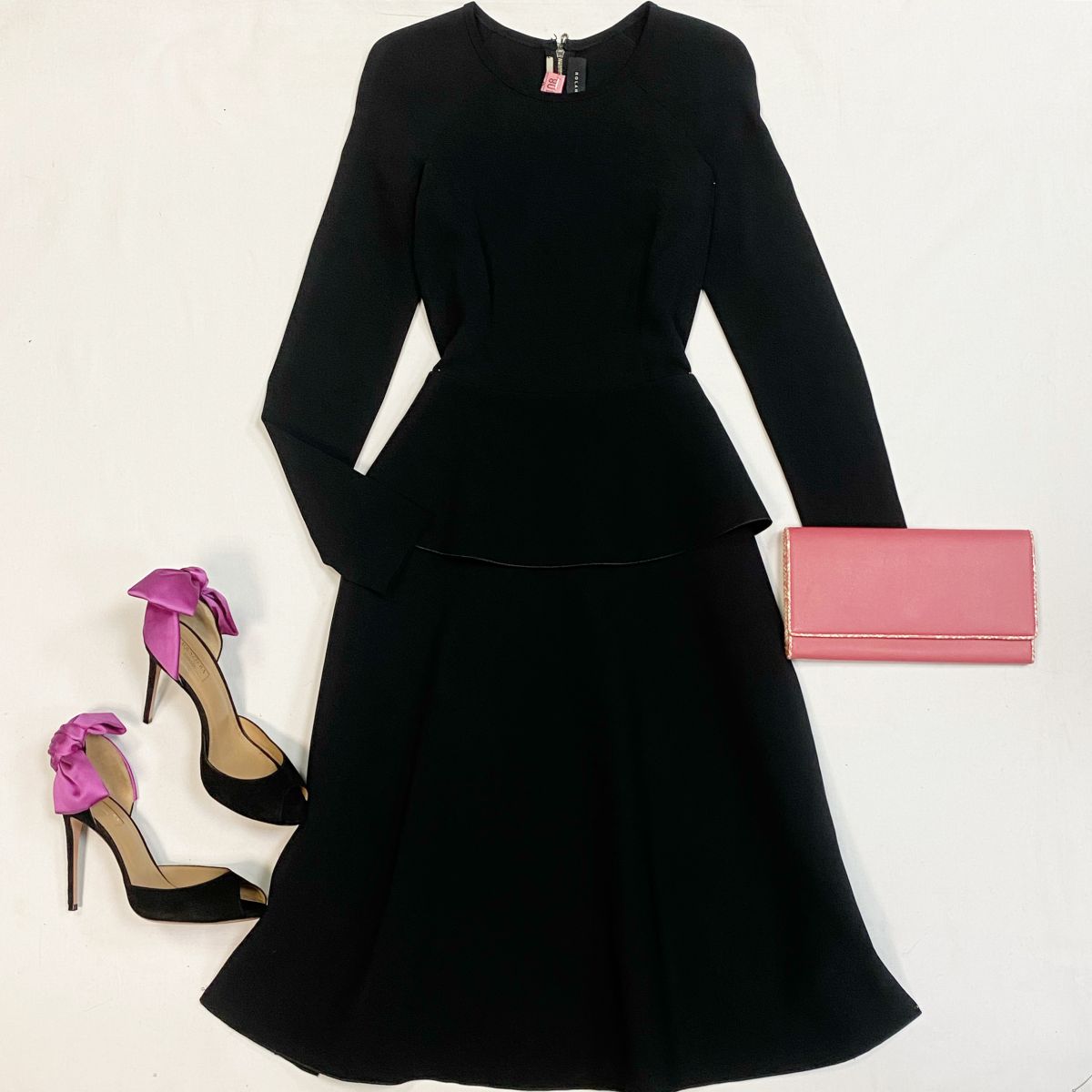 Платье Roland Mouret размер 42 цена 10 770 рубТуфли Aquazzura размер 39 цена 23 078 руб