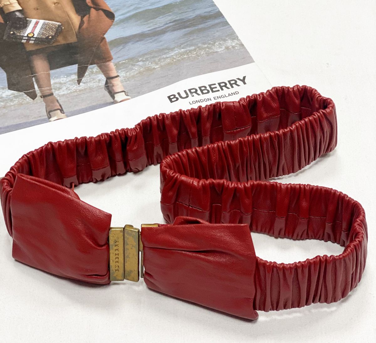 Пояс Burberry цена 4 616 руб