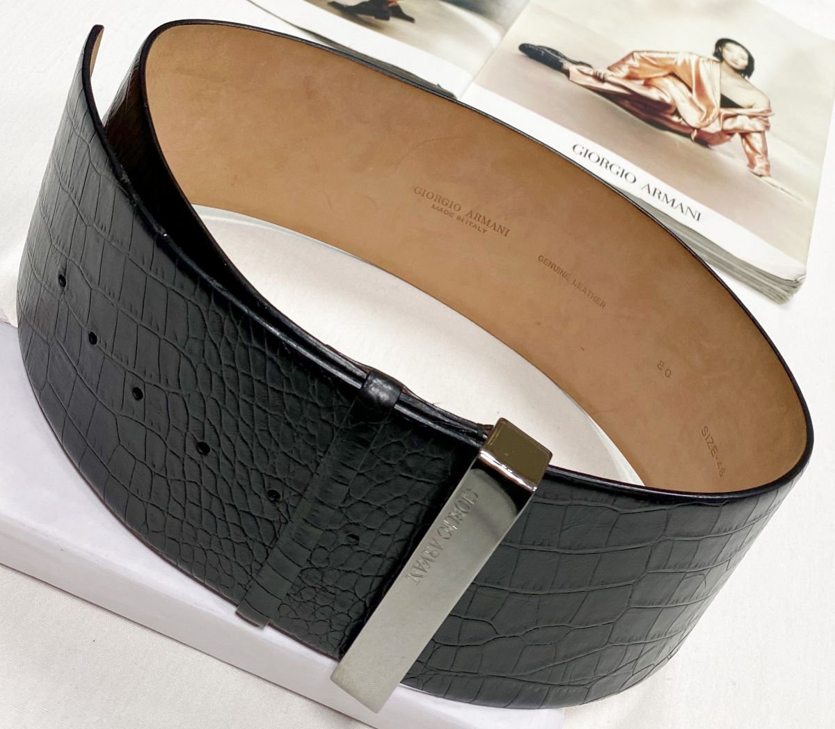 Пояс Giorgio Armani размер 80 цена 10 959 руб
