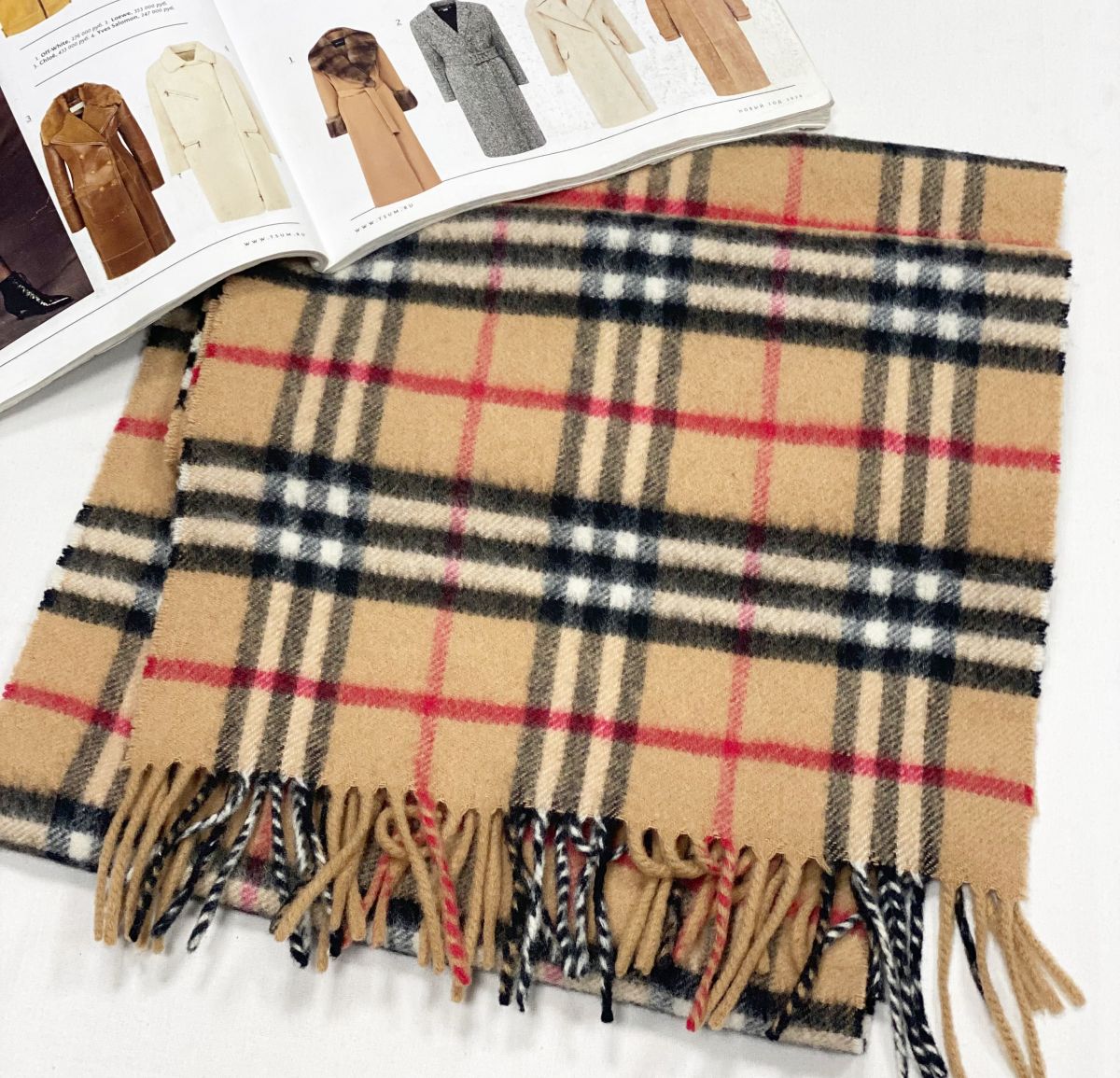 Шарф Burberry размер 30/180 цена 10 959 руб
