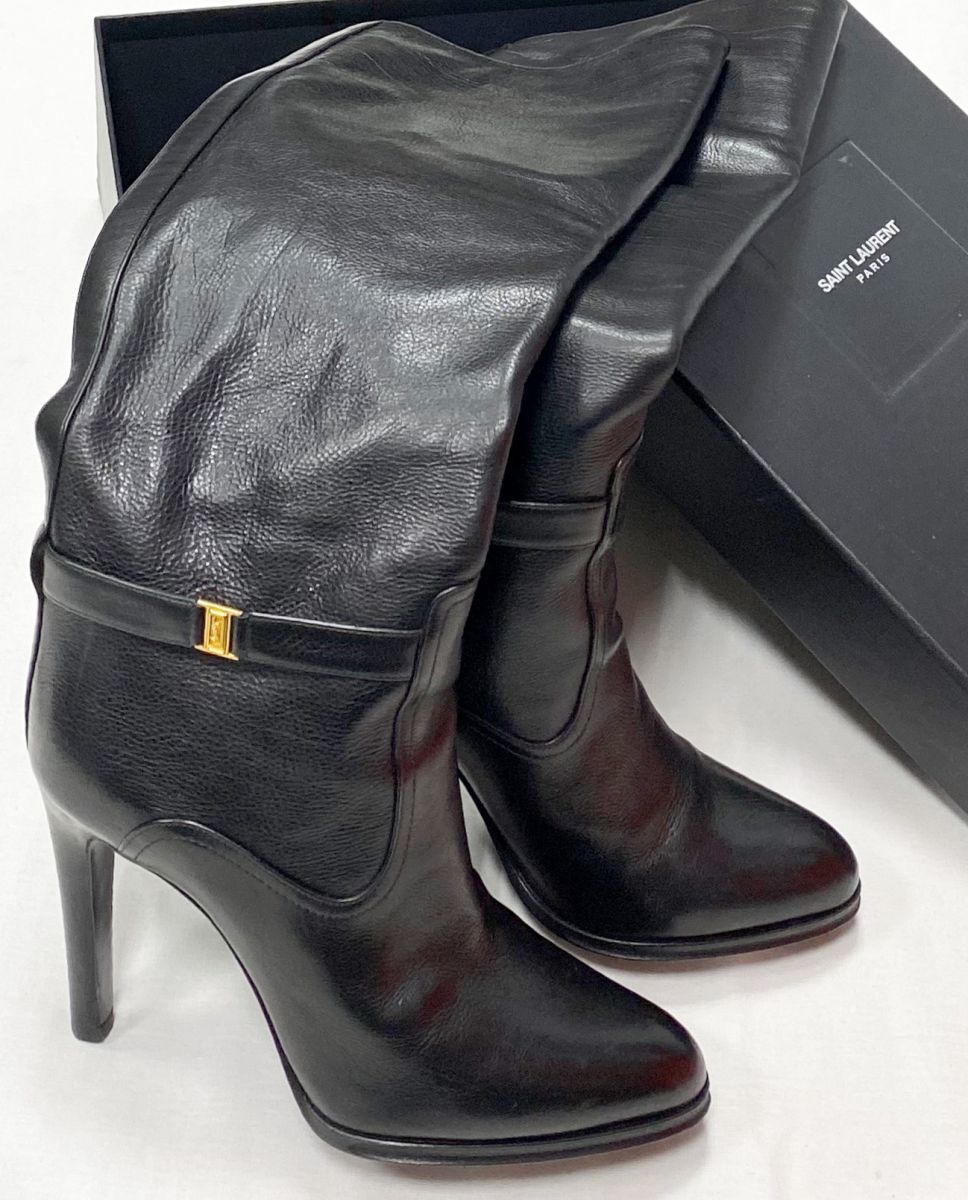 Сапоги Saint Laurent размер 37.5 цена 39 138 руб