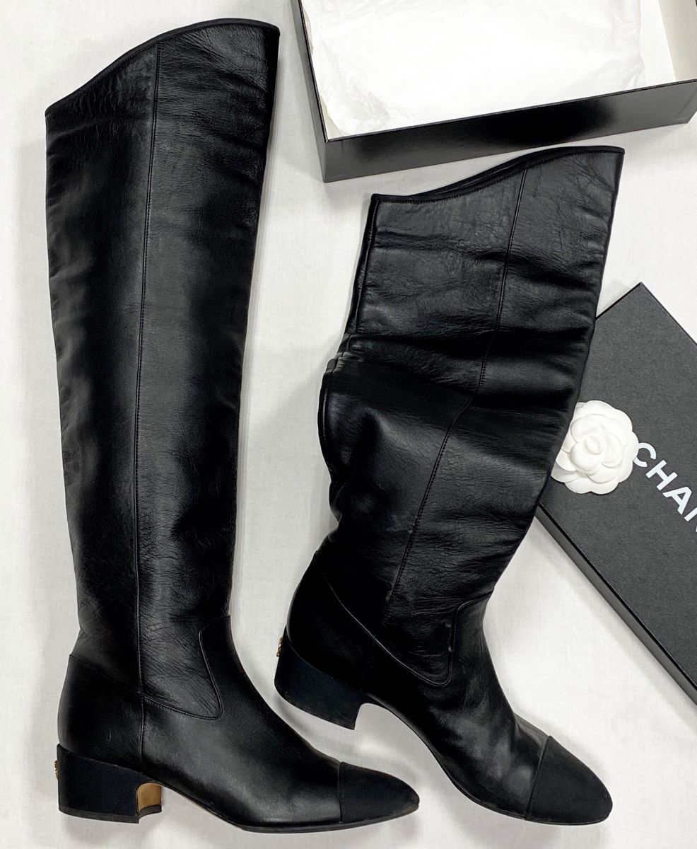 Сапоги Chanel размер 37 цена 39 138 руб