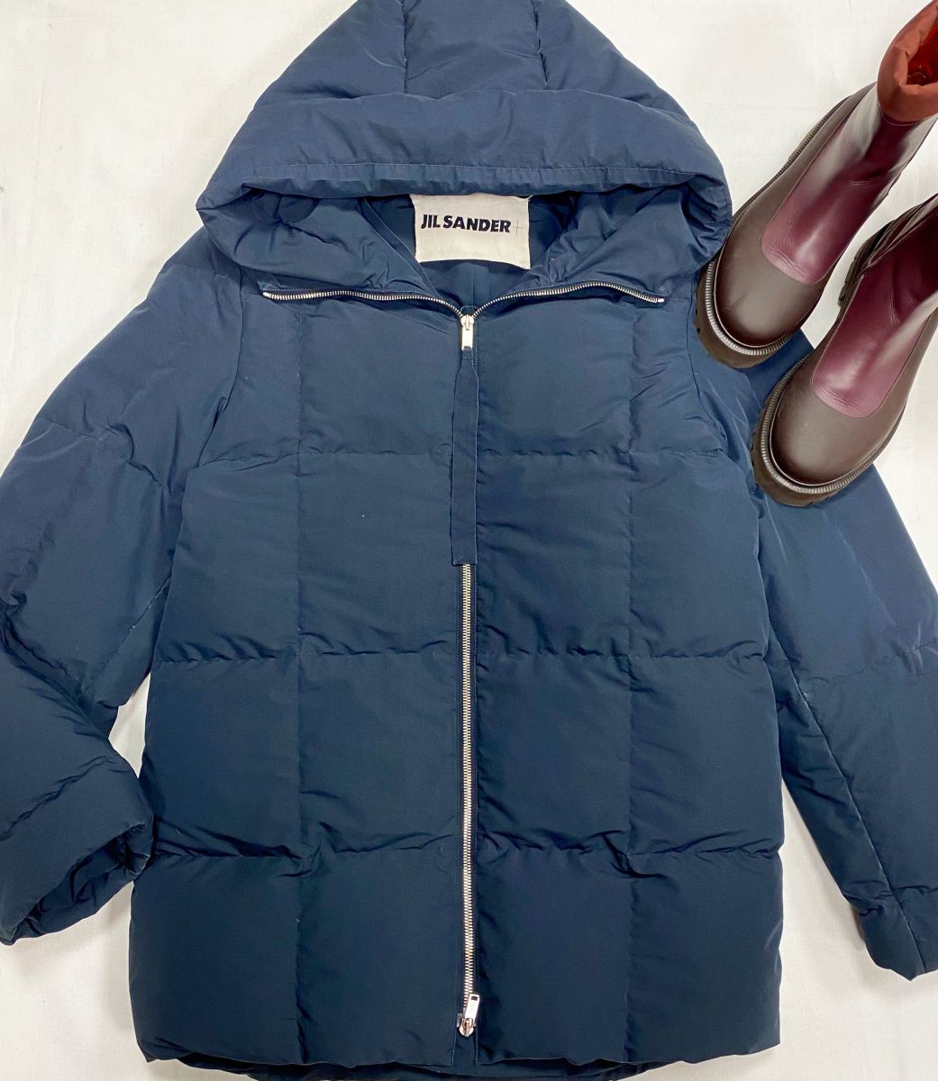 Пуховик Jil Sander размер 34 цена 46 965 руб