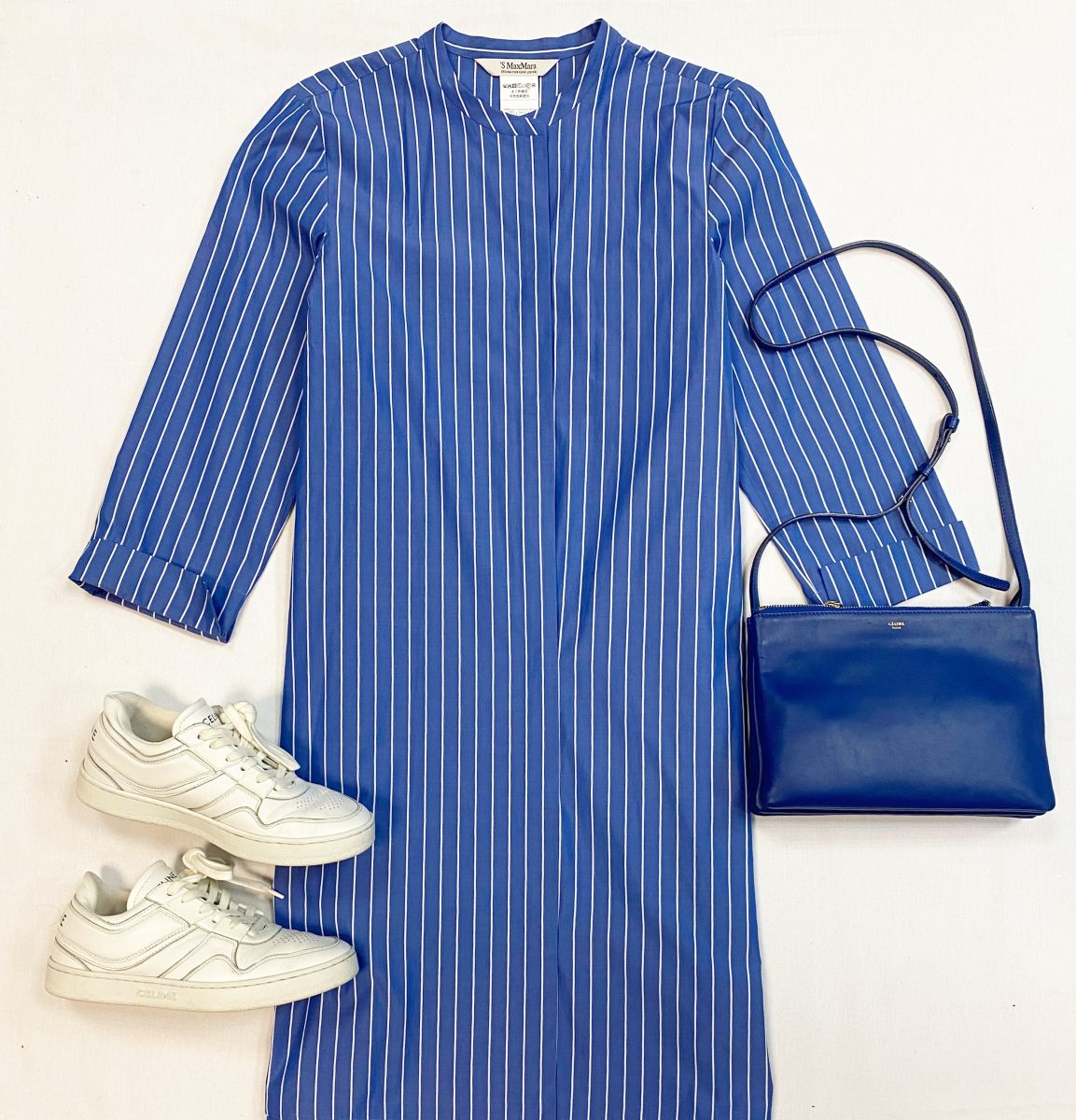Платье MaxMara размер 42 цена 9 231 руб
Кроссовки Celine размер 37 цена 15 385 руб
Сумка Celine 
