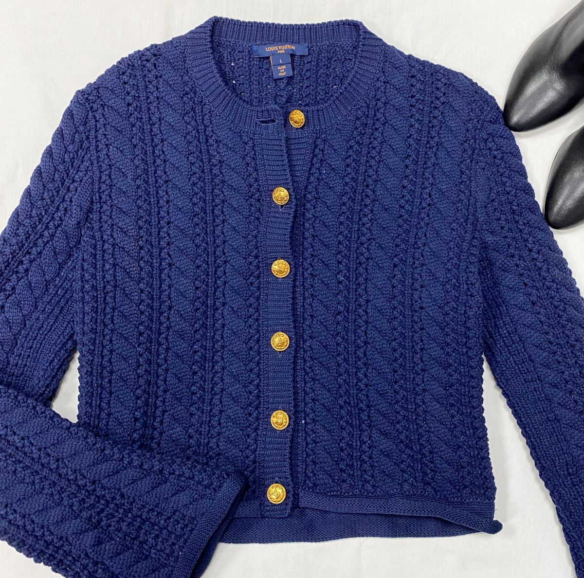 Кардиган Louis Vuitton размер L цена 46 965 руб