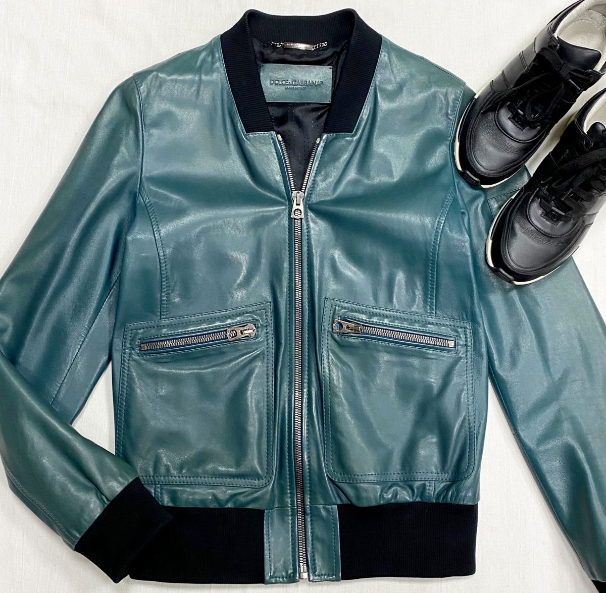 Куртка / кожа / Dolce Gabbana размер 44 цена 46 965 руб
