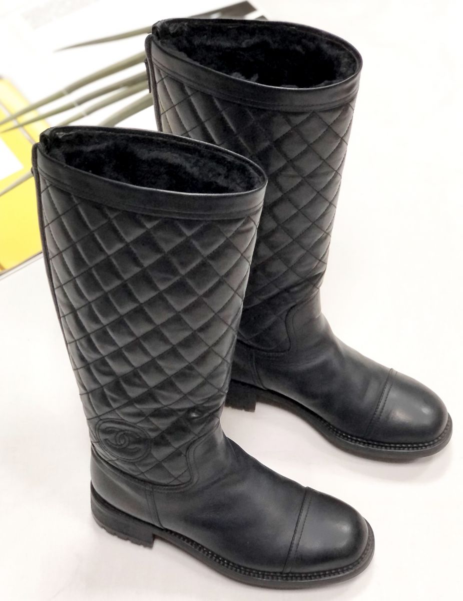 Сапоги / на меху / Chanel размер 38 цена 46 965 руб