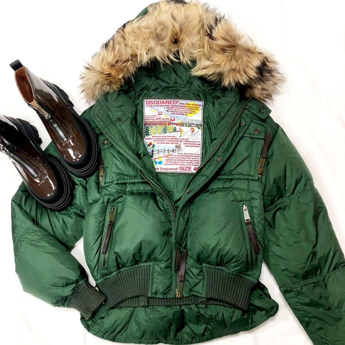 Куртка DSQUARED2 размер 42 цена 15 385 руб 