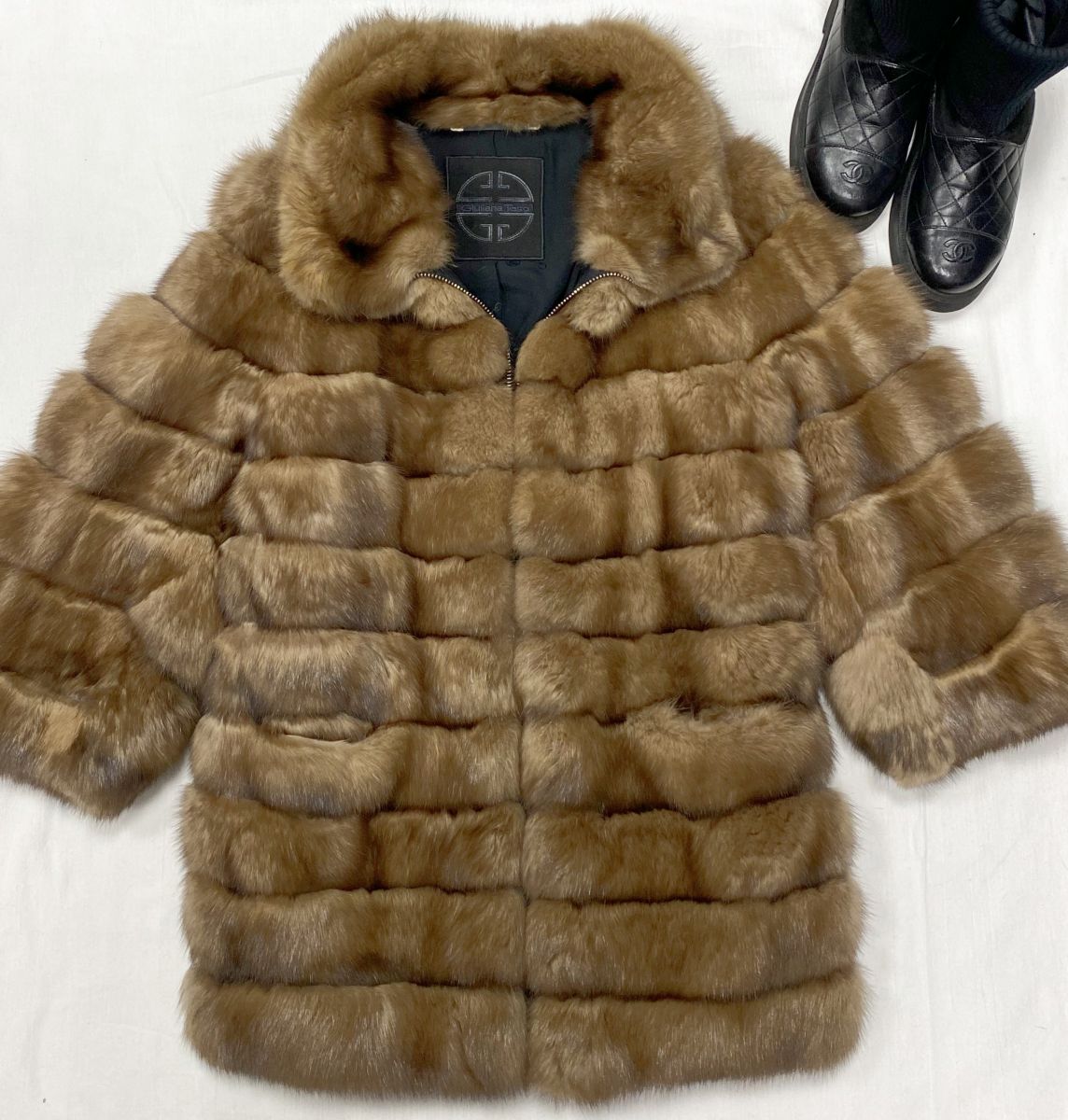 Шуба / мех соболя / Giuliana Teso размер 46 цена 313 100 руб