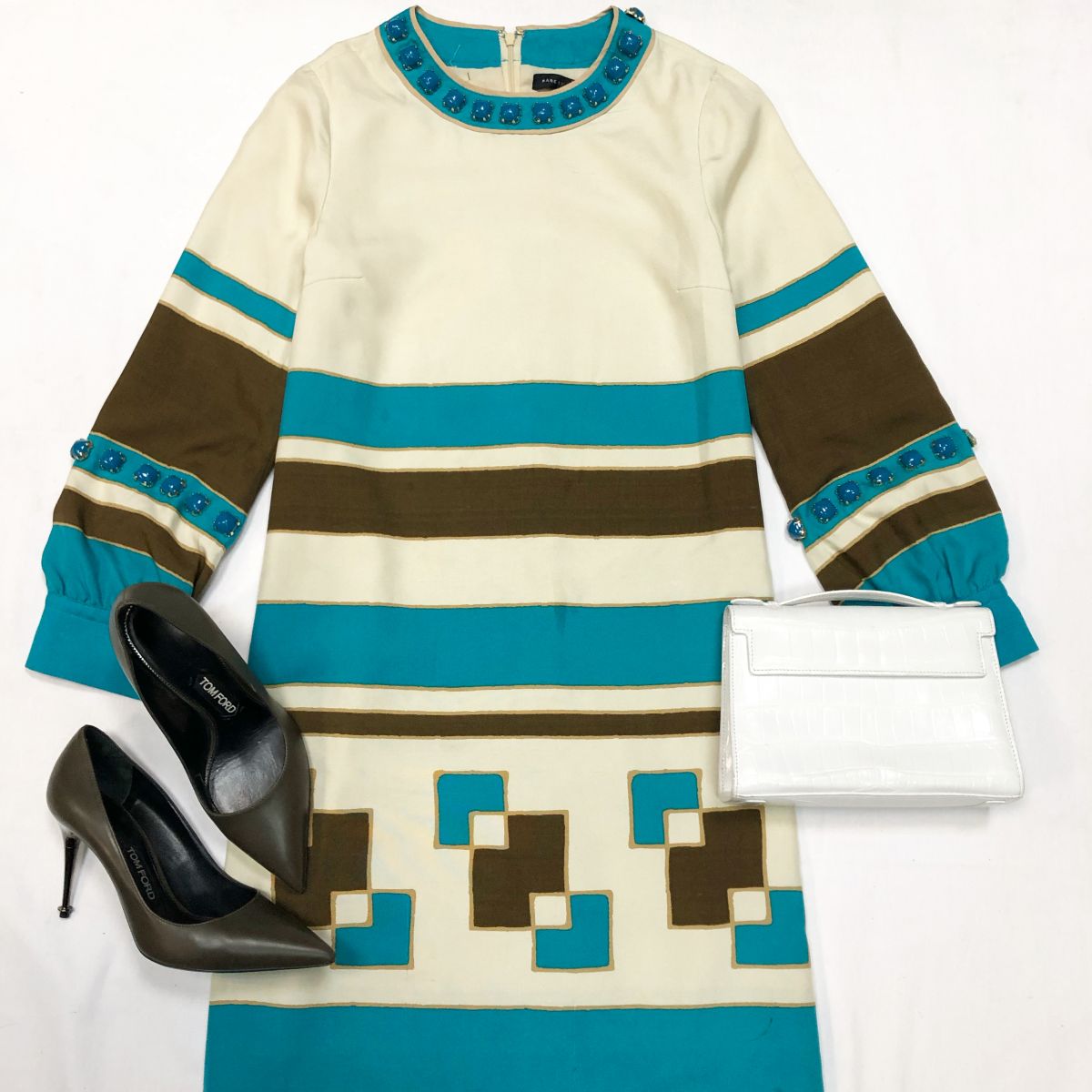 Платье Marc By Marc Jacobs размер 4 цена 10 770 руб Туфли Tom Ford размер 39 цена 15 385 руб Клатч Giosa