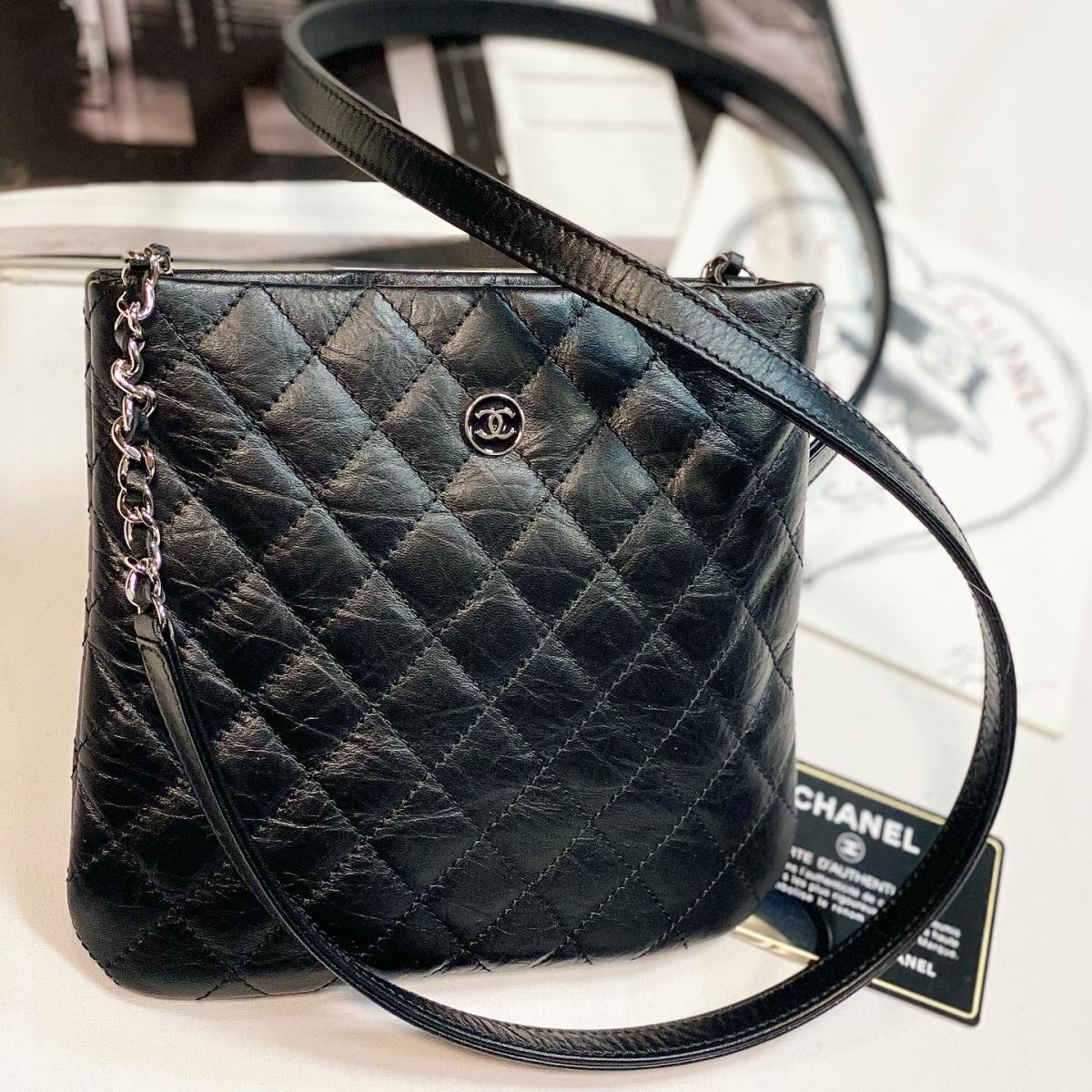 Сумка Chanel размер 18/16 цена 46 155 руб / карточка / 