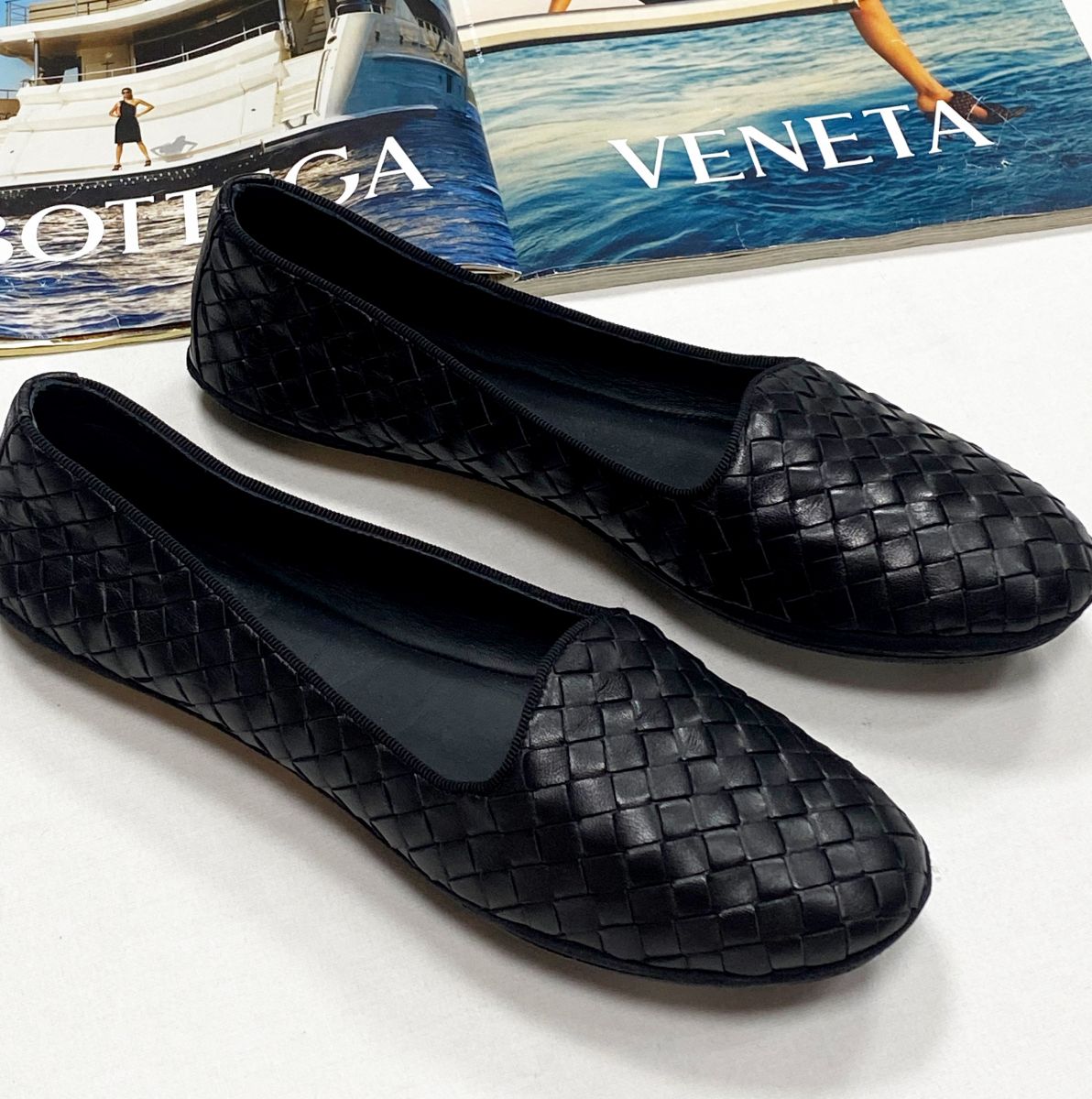 Балетки Bottega Veneta размер 38.5 цена 46 965 руб