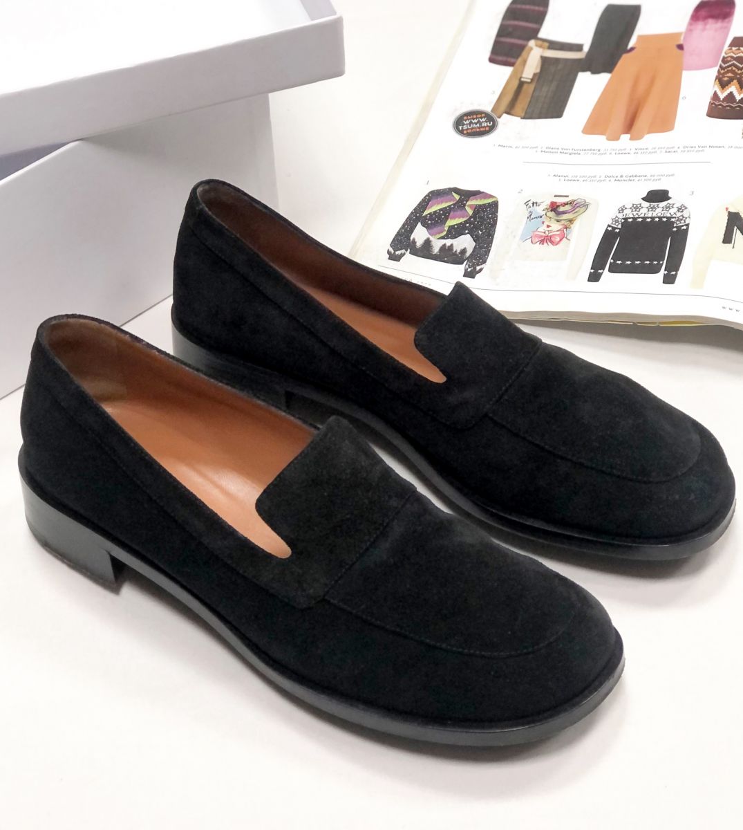 Лоферы /замша/ The Row размер 39 цена 53 227 руб