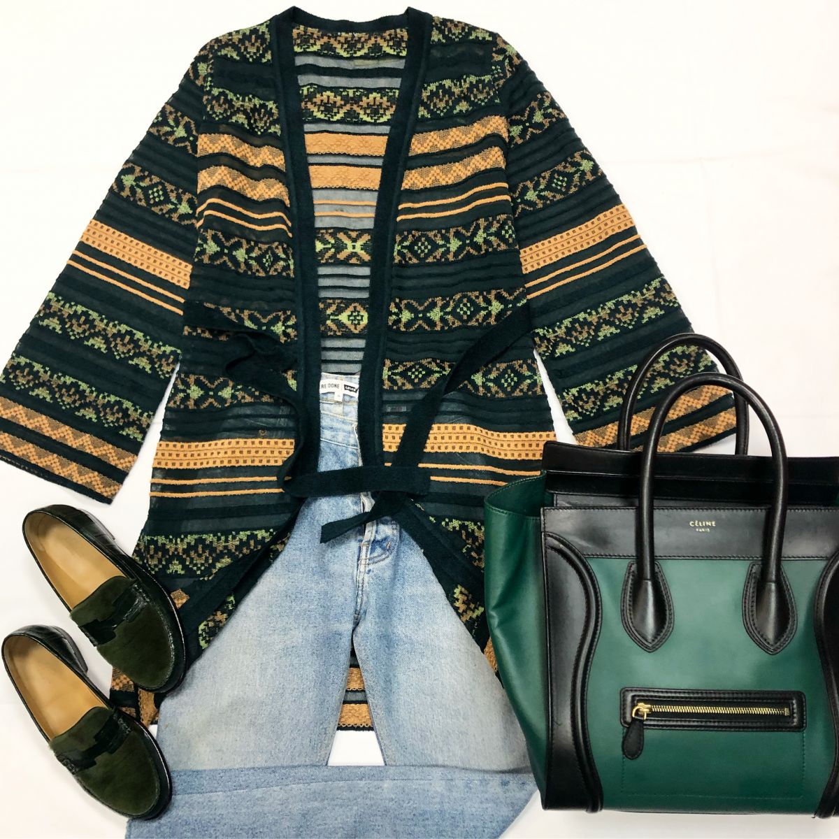 Кардиган Missoni размер M цена 10 770 руб Лоферы Hermes размер 38 цена 61 549 руб Сумка Celine