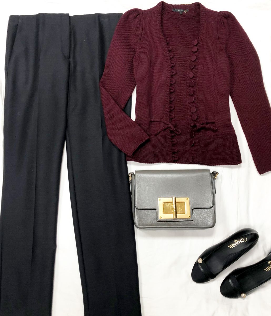 Кардиган GUCCI размер S цена 10 959 руб Брюки Christian Dior размер 44/48 цена 15 655 руб Сумка TOM FORD