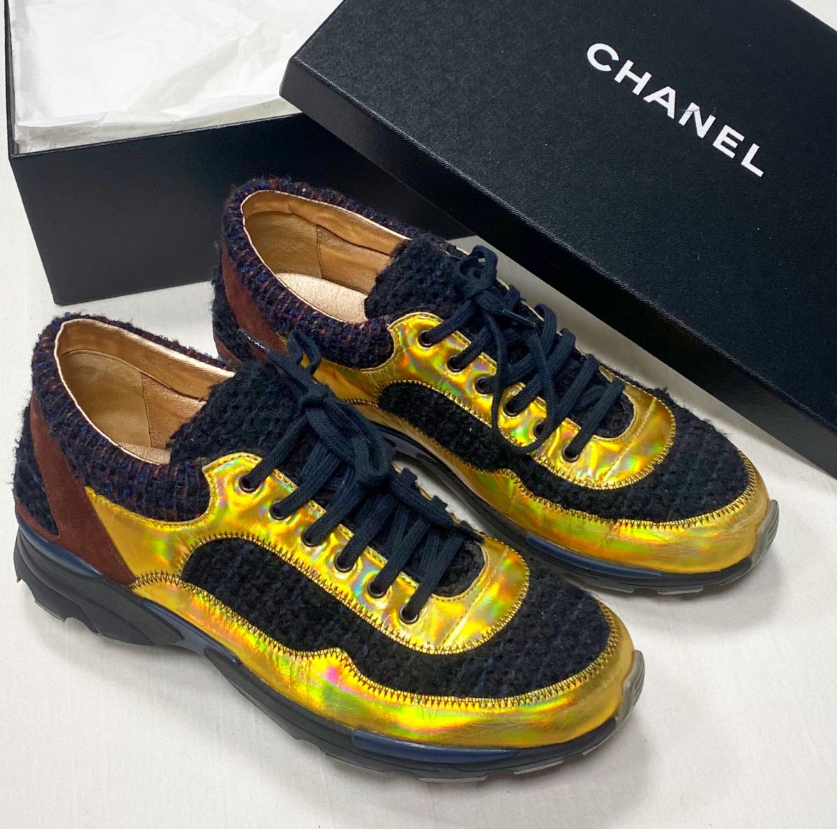 Кроссовки Chanel размер 38 цена 23 483 руб