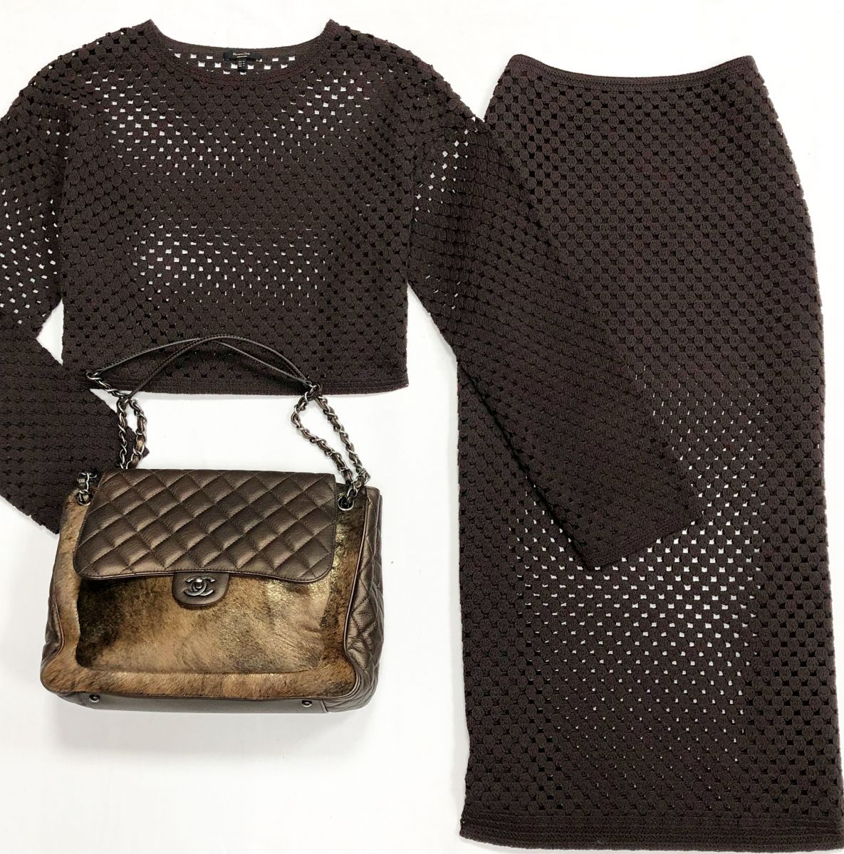 Костюм размер M цена 12 524 рубСумка Chanel