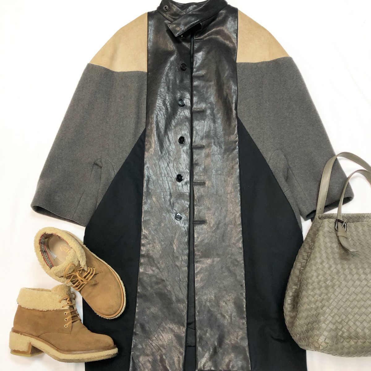 Пальто RICK OWENS размер М цена 38 463 руб Сумка BOTTEGA VENETA