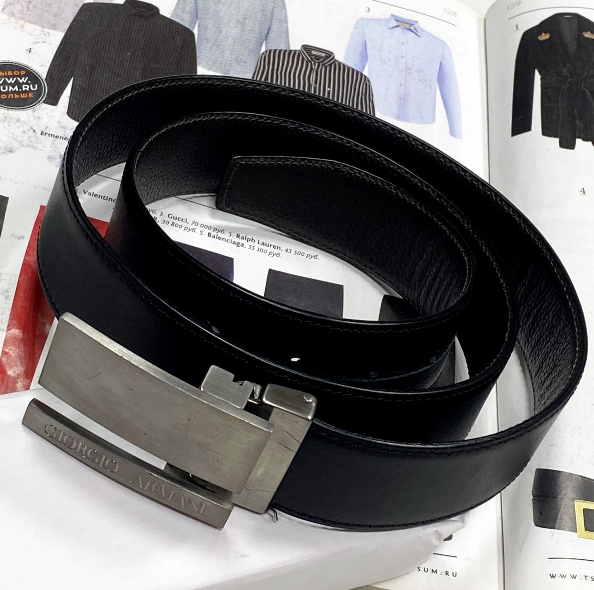 #mechtame Ремень Giorgio Armani цена 9 393 руб 