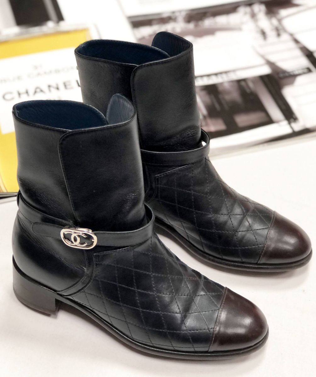 Ботинки Chanel размер 38.5 цена 31 310 руб 