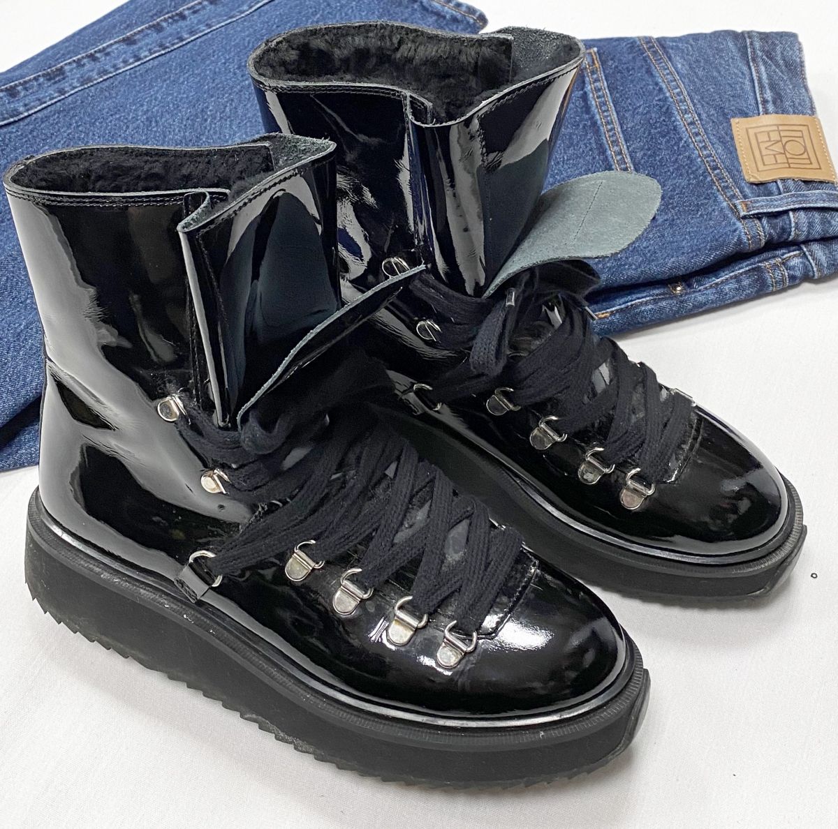 Ботинки / на меху / Kenzo размер 38 цена 15 655 руб