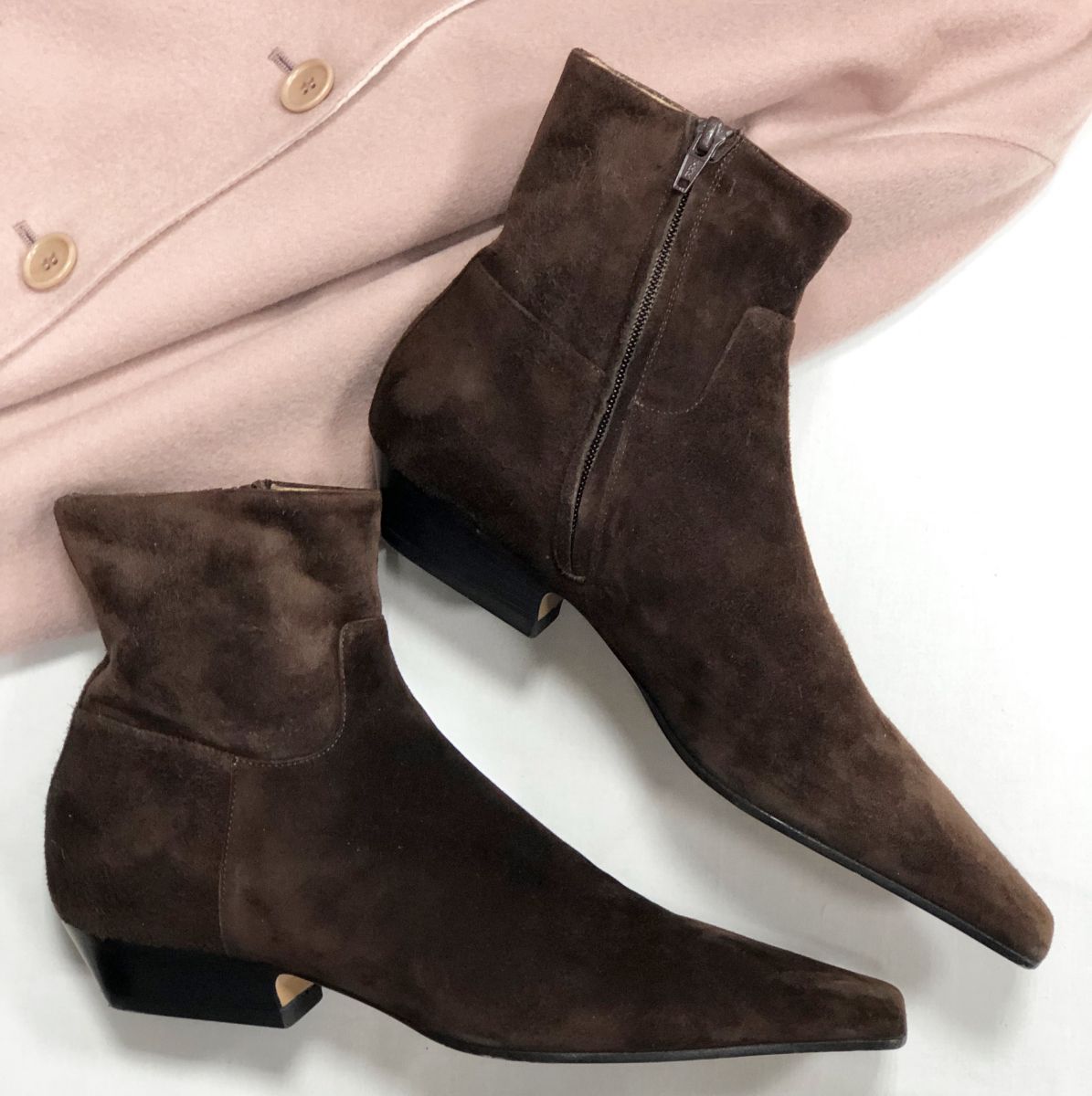 Ботильоны /замша/ Khaite размер 40 цена 46 965 руб