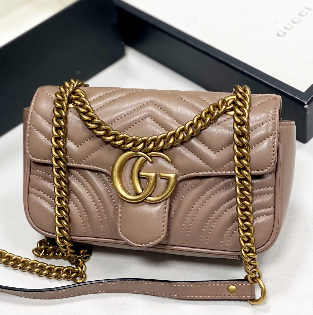 Сумка Gucci размер 20/12 цена 46 965 руб