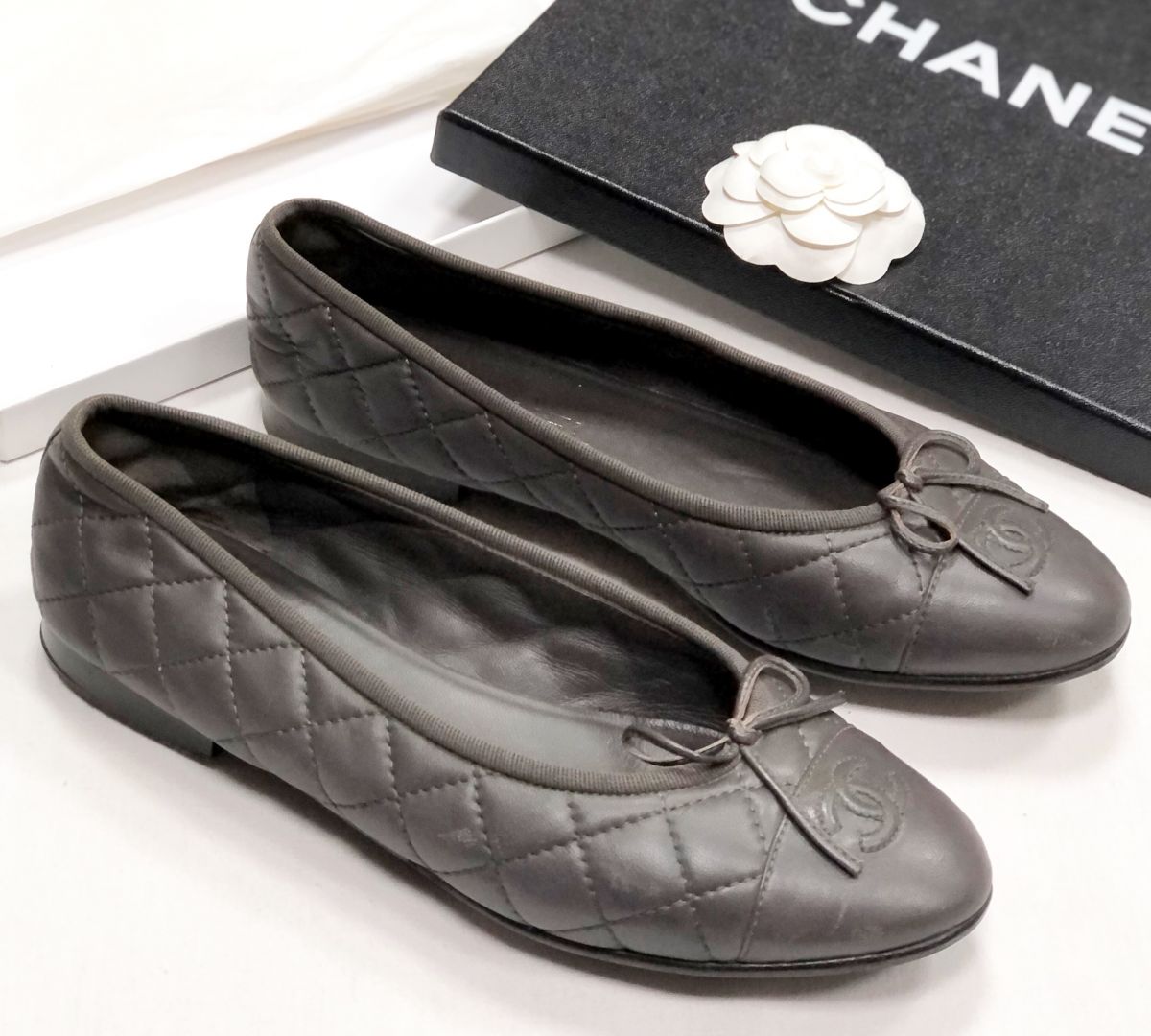 Балетки Chanel размер 38.5 цена 15 655 руб