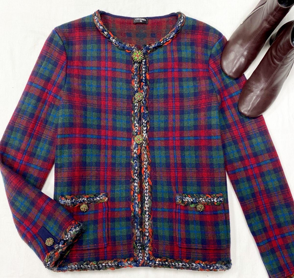 Жакет / кашемир / Chanel размер 40 цена 109 585 руб 