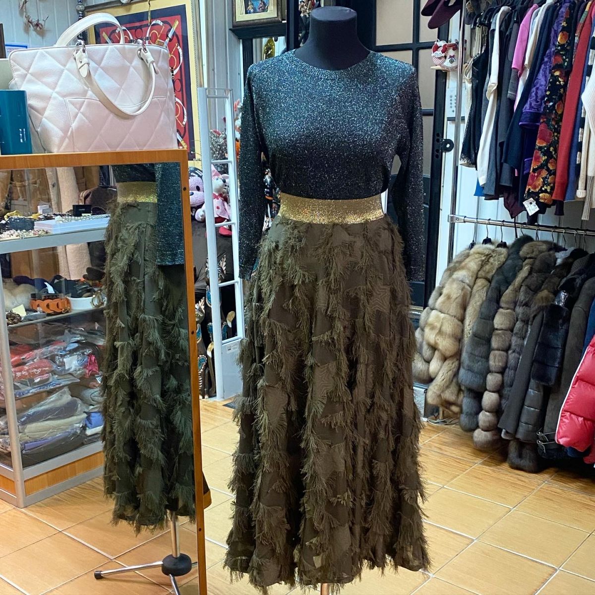 Юбка/люрекс/ Joy Couture размер M цена 18 462 руб 