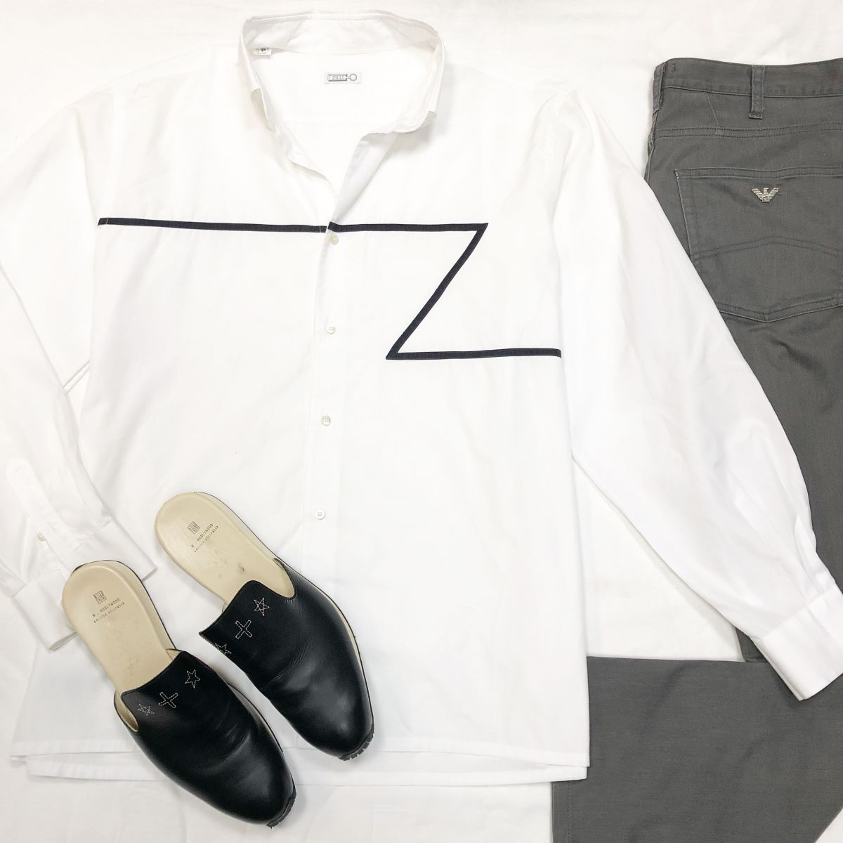 #MechtamenРубашка Zilli размер 45 цена 7 693 руб Джинсы Armani размер 31 цена 3 846 руб