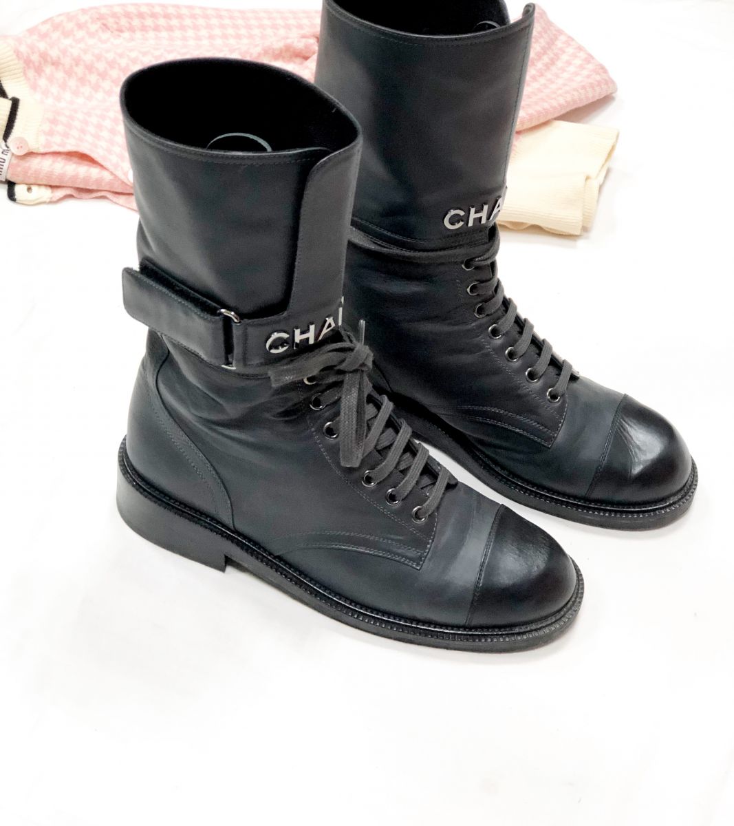 Сапоги CHANEL размер 39.1/2 цена 46 155 руб 
