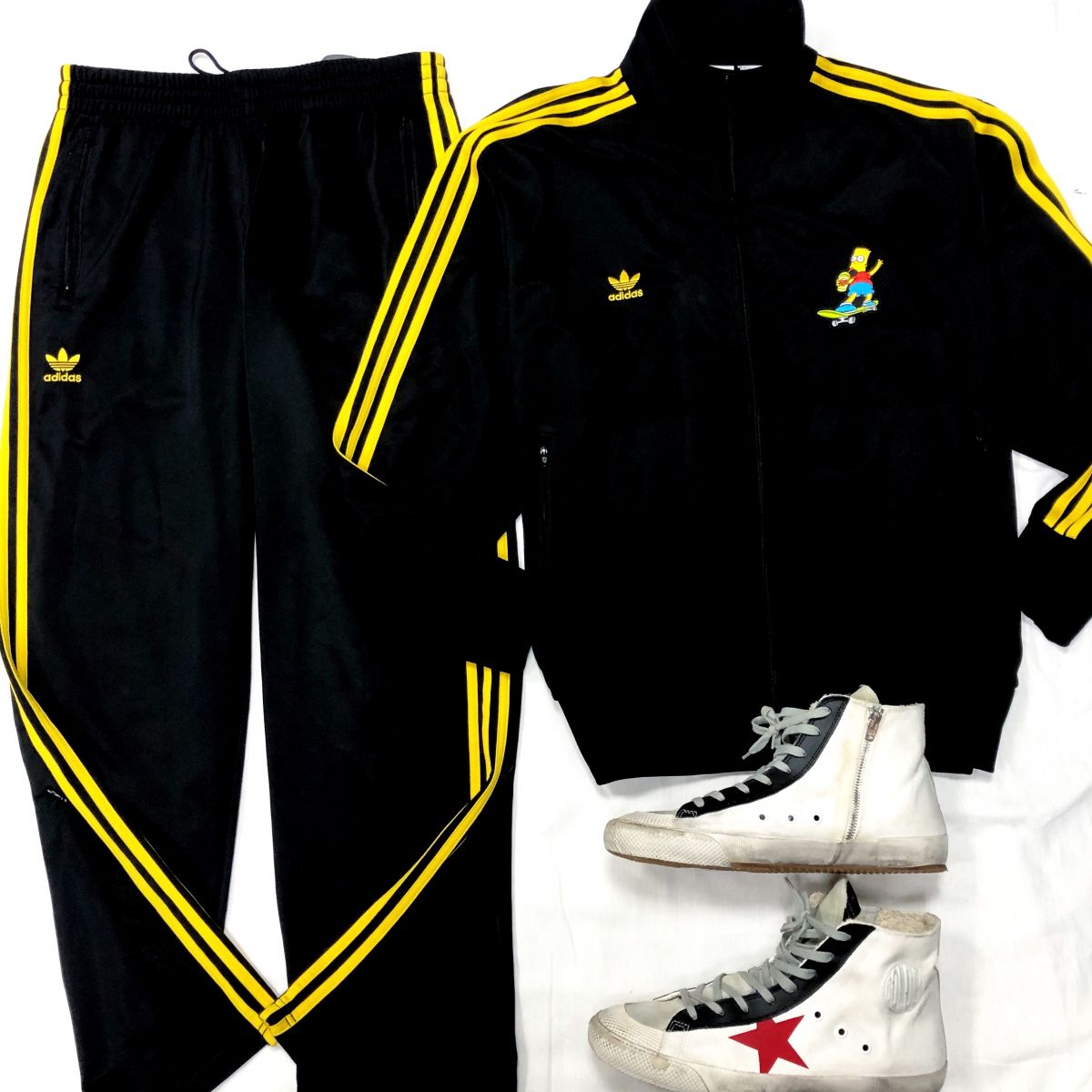 #Mechtamen
Костюм колоборация Adidas &amp; Simpson размер XL цена 6 262 руб 
Кеды GGBD размер 44 цена 15 655 руб /новые/