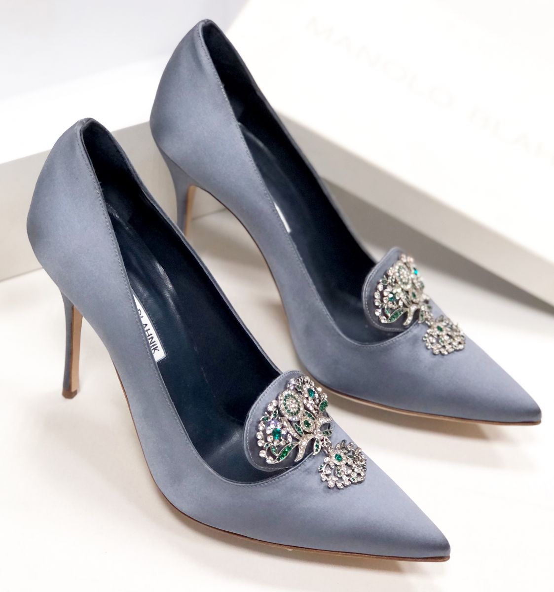Туфли /камни/ Manolo Blahnik размер 41.5 цена 29 745 руб