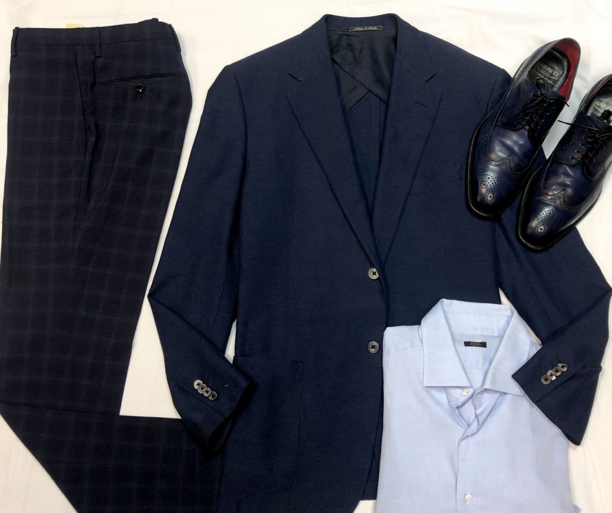 #Mechtamen
Пиджак CORNELIANI размер 54 цена 7 693 руб 
Брюки INCOTEX размер 46 цена 4 616 руб 

