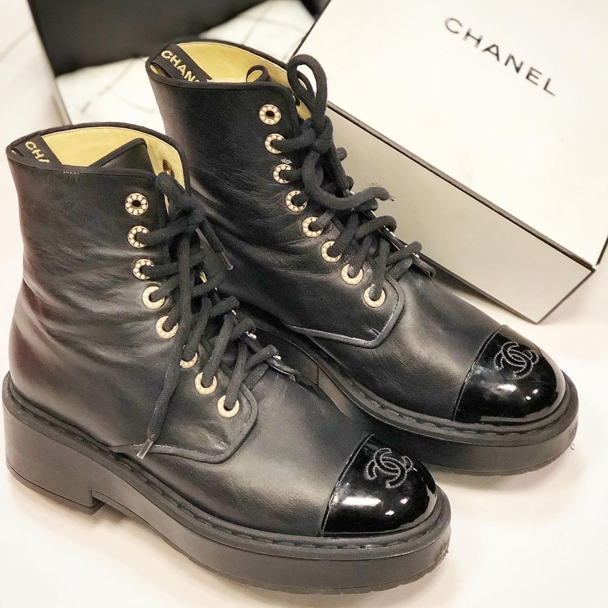 Ботинки Chanel  размер 39.5 цена 23 077 руб