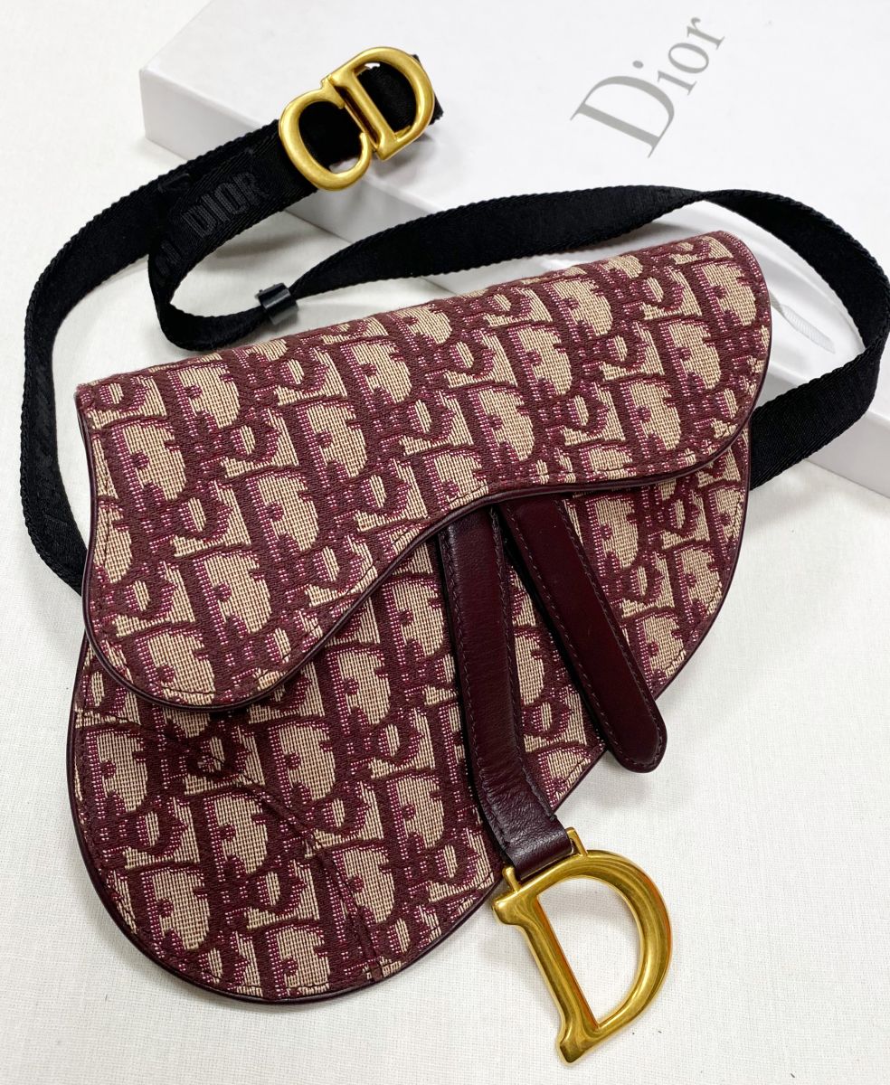 Сумка поясная  Christian Dior размер 20/15 цена 62 620 руб