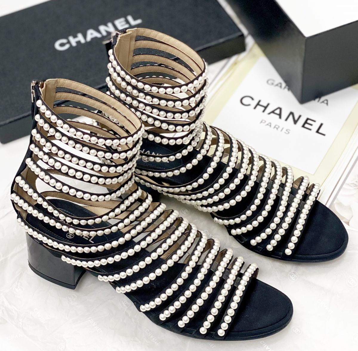 Босоножки Chanel размер 39 цена 128 371 руб 