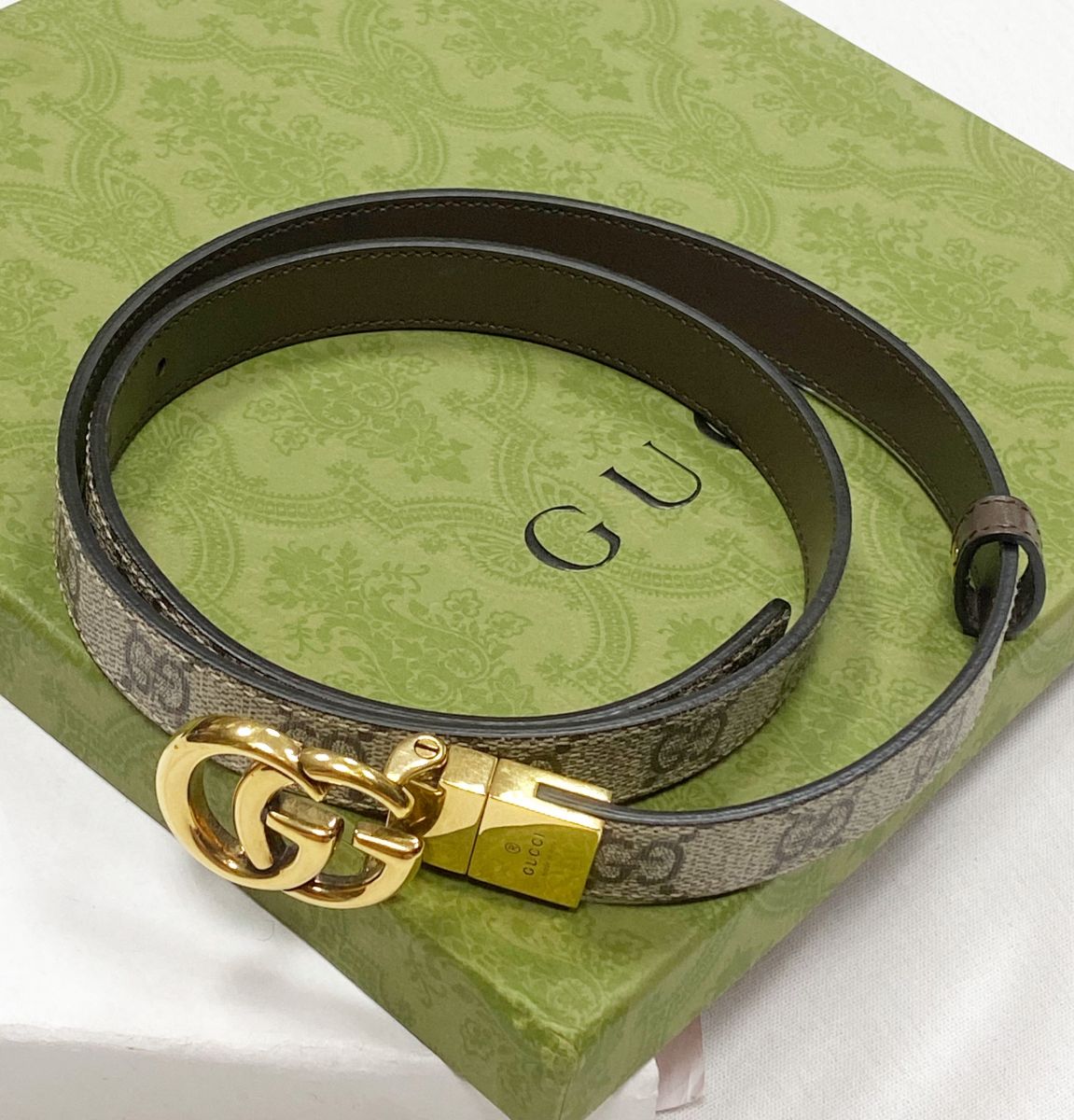 Ремень Gucci размер 85/34 цена 23 483 руб