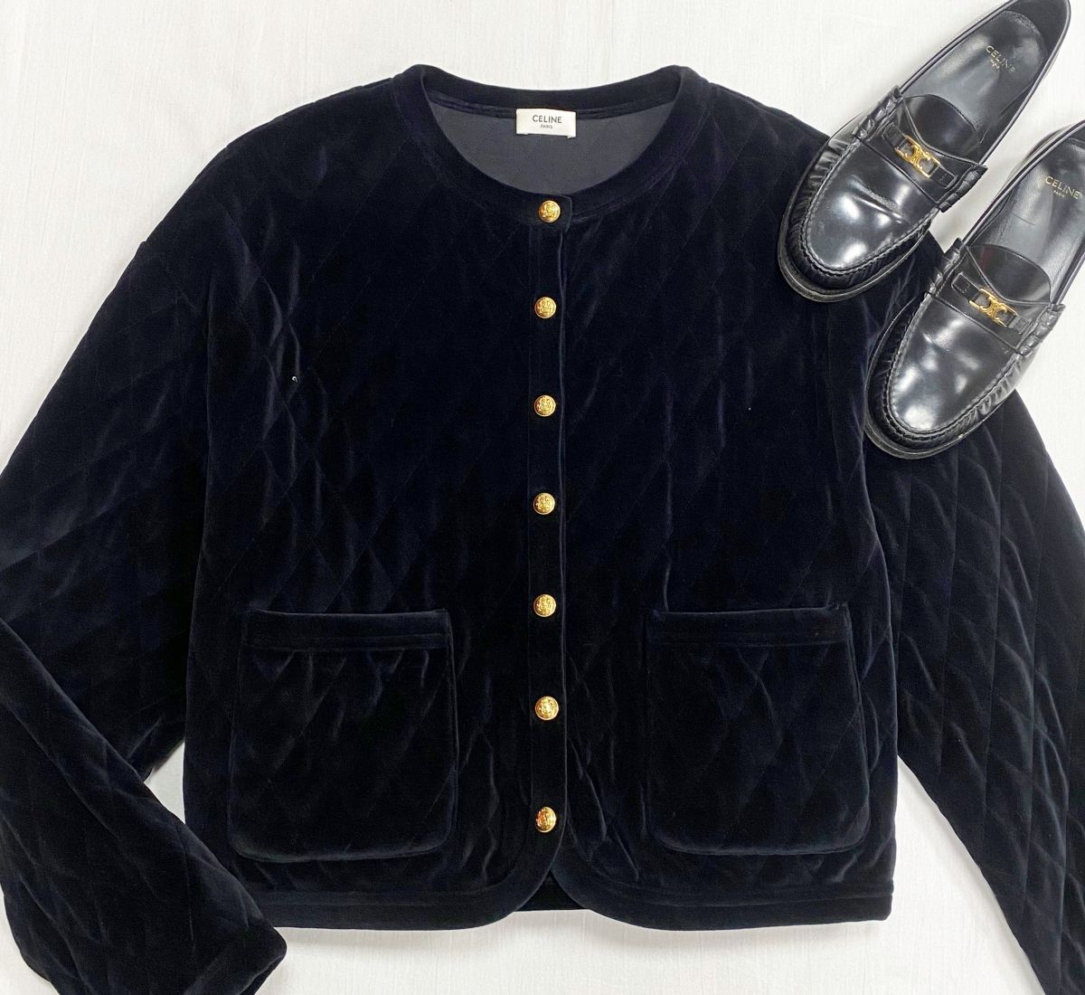 Жакет / бархат / Celine размер 40 цена 125 240 руб