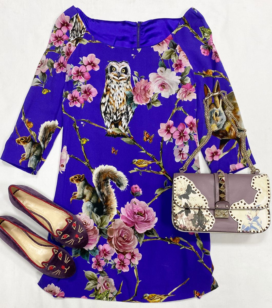 Платье Dolce Gabbana размер 42 цена 15 655 руб
Балетки Charlotte Olympia размер 39.5 цена 4 697 руб
Сумка Valentino 