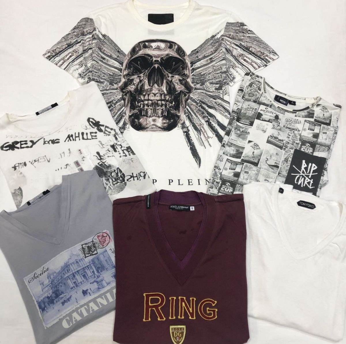 #MechtamenФутболки Phillipp Plein / Dolce Gabbana / Tom Ford размер 48/50 - L цена 4 616 руб / 9231 руб
