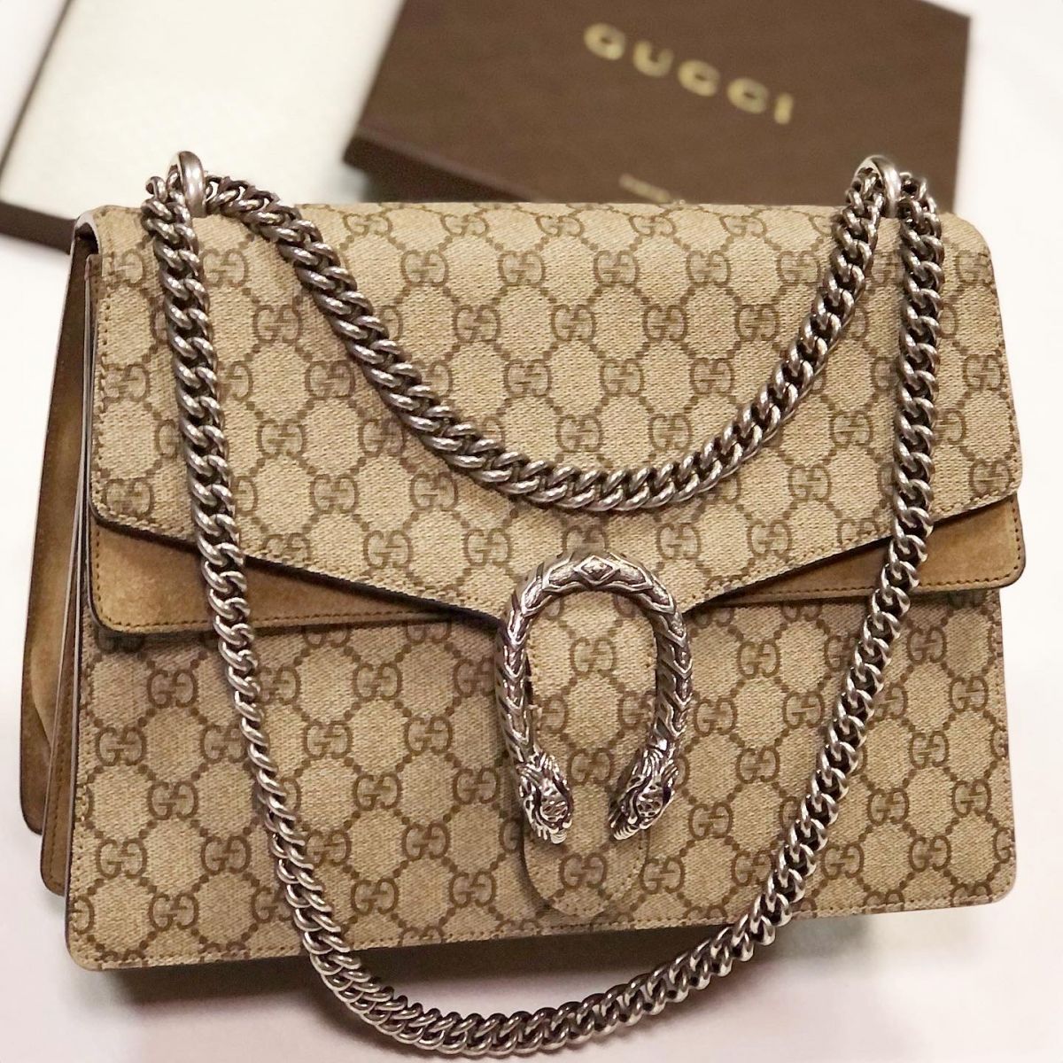 Сумка Gucci  размер 30/22 цена 46 155 руб 